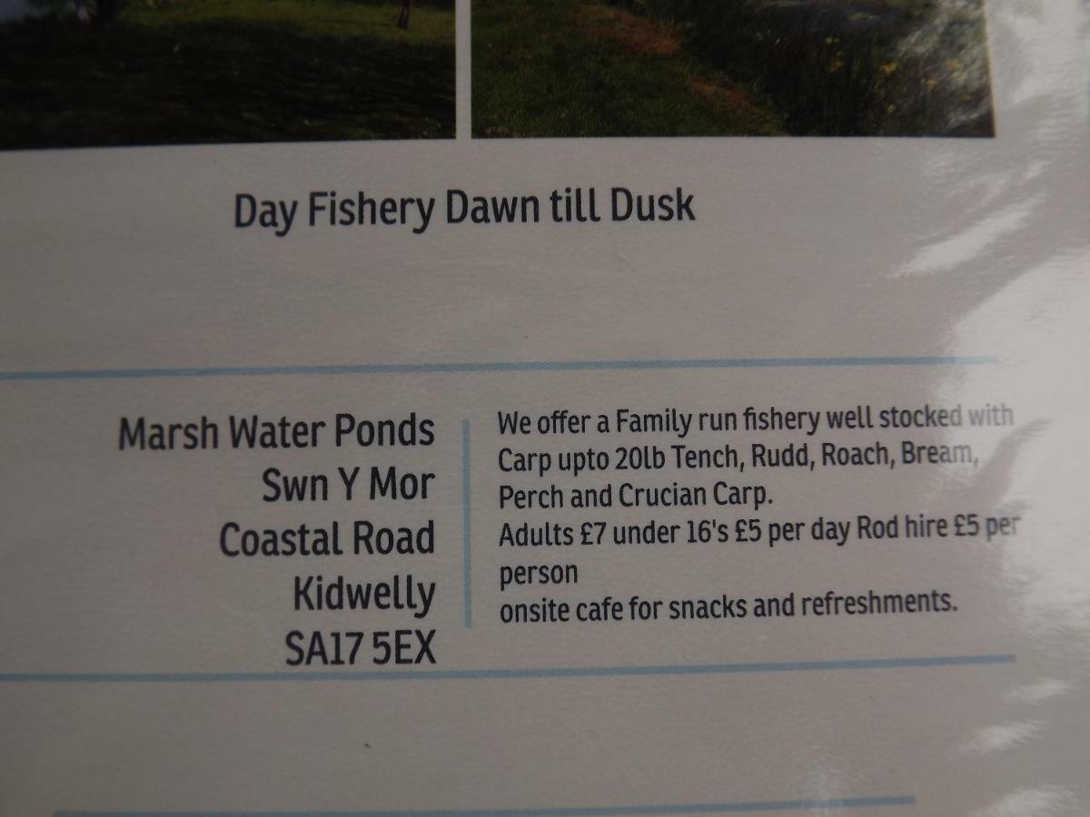Marsh Water Ponds Fishery Villa Kidwelly ภายนอก รูปภาพ